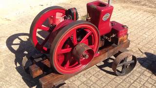 Amanco Hired Man 214 HP 1919 Stationary Engine [upl. by Chevalier]