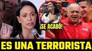 DIOSDADO CABELLO llamo a María Corina de Terrorista y atentar un golpe de Estado [upl. by Ire]