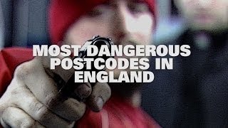 Top Ten Most Dangerous Postcodes in England 2013 [upl. by Cornela]