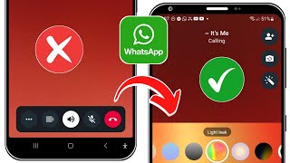 How To Fix Filters Option Not Showing on Whatsapp Video Call 2024 [upl. by Ahsekad]