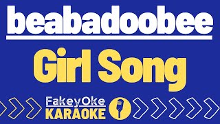 beabadoobee  Girl Song Karaoke [upl. by Scotty]