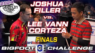 JOSHUA FILLER vs LEE VANN CORTEZA  2024 Derby City Classic Bigfoot 10Ball Challenge Finals [upl. by Werdna]