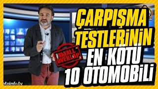 Çarpışma testlerinin en kötü 10 otomobili Small Overlap [upl. by Alekal]