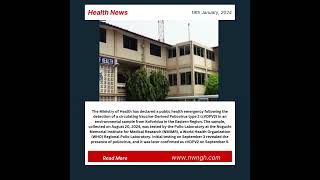 Ministry of Health Declares Public Health Emergency Over Polio Detection Ministry of Health news [upl. by Eiramacissej986]