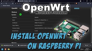 Install OpenWRT on Raspberry Pi [upl. by Eignav5]