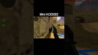 Smashing Terrors From Mid Mini ACE  CS 16 counterstrike cs16 gaming shorts [upl. by Thrasher]