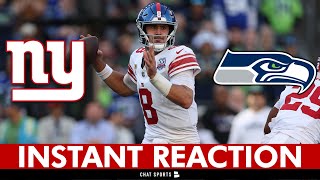 DANIEL JONES GETS IT DONE Giants vs Seahawks NFL Week 5 Highlights [upl. by Tabbie780]