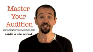 Master Your Audition  How to Audition for Film amp TV with confidence Tips to get the xfactor [upl. by Ainoda]