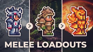 Melee Loadouts Guide for Terraria 1449 [upl. by Adlay845]