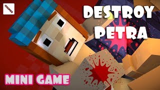 DESTROYING PETRA Minecraft Mini Game  MCSM Theme [upl. by Ardnahsal431]