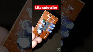 TEA2025B ic Audio Amplifier circuit board shorts youtubeshorts yutube tech techno [upl. by Aihn666]