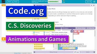 Keyboard Input  Lesson 129 Codeorg Tutorial with Answers [upl. by Eversole]