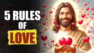 God Message Today 5 RULES For YOUR LOVE  God Says  God Message For You  God Message For Me [upl. by Calv]