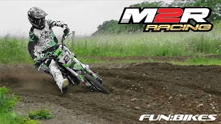 16 Year Old Rips it Up on Track  The M2R KMXR 1412 Pit Bike  FunBikes [upl. by Aehcsrop922]