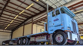 Beautiful Peterbilt 362 Hay Truck And Trailer At Greens RV World Yuma Arizona  March 25th 2023 [upl. by Ivett221]