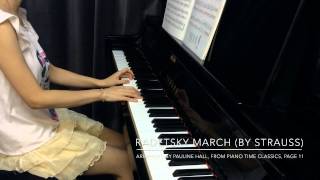 PIANO TIME CLASSICS Page 11 Radetsky March by Strauss [upl. by Yaker]