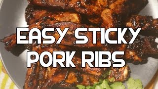 Super Easy Chinese Pork Ribs Recipe [upl. by Eniahpets]