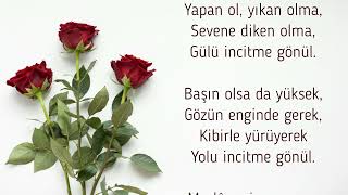 GÜLÜ İNCİTME GÖNÜL BESTAMİ YAZGAN ŞİİR [upl. by Blaire]