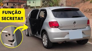 Para que serve o Botão na porta dos carros Volkswagen Gol Voyage [upl. by Tia]