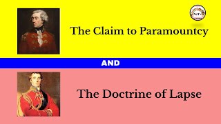 The Claim to Paramountcy  The Doctrine of Lapse [upl. by Lenox742]