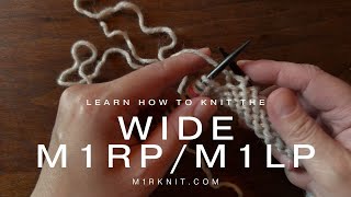 Knitting Tutorial How to Purl the WIDE M1RM1L Increase for Raglan Sweaters  BeginnerFriendly [upl. by Pazia]