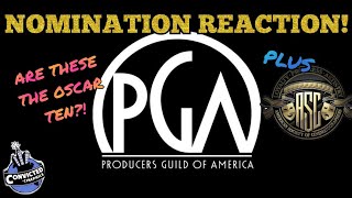 2024 PRODUCERS GUILD AWARDS NOMINATION REACTION  ARE THESE THE 10 OSCAR BEST PICTURE NOMINEES [upl. by Edwina]