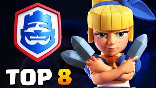 I QUALIFIED for 1000000 Clash Royale League Top 8 [upl. by Atsirt982]