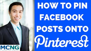 How to Pin Facebook Posts onto Pinterest [upl. by Ferdy]