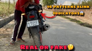 Moxie flasher 16 pattern of indigator lights🔥 Real or Fake test🤔flasher vlogs [upl. by Robert518]