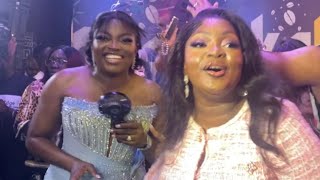 Eniola Badmus and Funke Akindele scatter the Dance Floor at Premiere of EveryBody love Jenifa [upl. by Assetnoc]