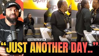 2 Black Spirit Airlines Employees Square Up to Fight at the Airport [upl. by Myca]