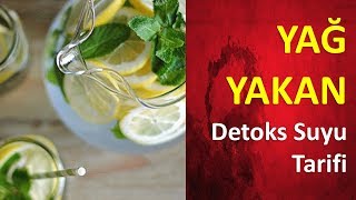 YAĞ YAKAN Detoks Suyu Tarifi [upl. by Enyrehtac863]