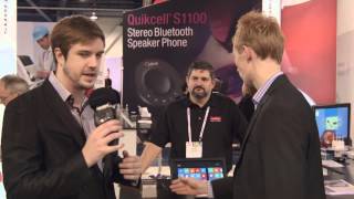 Touchless Mobile Device Control by Ellipticlabs  CES 2014 [upl. by Ainessey]