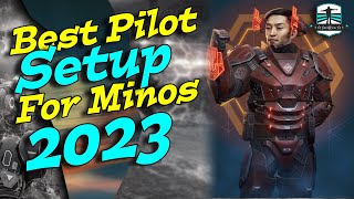 Best Pilot Setup For Minos  War Robots Best Titan Setup 2023 [upl. by Debbee]