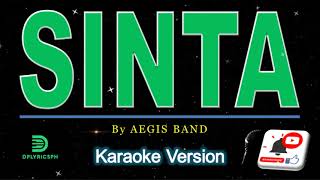 Aegis  Sinta karaoke version [upl. by Neehsar]