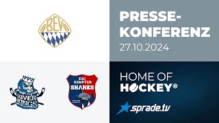 27102024  Pressekonferenz  HC Landsberg Riverkings vs ESC Kempten [upl. by Aretse]