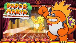 Macho Grubba Battle Theme BattleThink Mix  Paper Mario The ThousandYear Door Switch [upl. by Ardnad673]