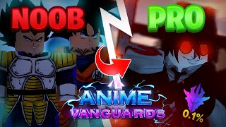 NOOB To Pro Anime Vanguard Experience Roblox [upl. by Llenaej]