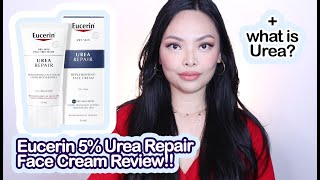 Eucerin 5 Urea Replenishing Face Cream Review [upl. by Ariahaj484]