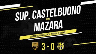 Supergiovane Castelbuono  Mazara  Coppa Italia Eccellenza  Highlights amp Goals [upl. by Llehsar]