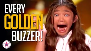 ALL Golden Buzzers on AGT Champions EVER [upl. by Naitsabes25]