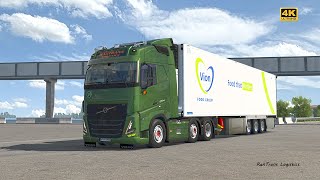 Volvo FH 2022  Euro Truck Simulator 2  ETS2 150  4K Gameplay [upl. by Ernie]