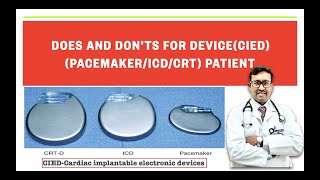 Life after pacemaker Implantable cardi defibrillatorICD and Cardiac resynchronization therapyCRT [upl. by Aihseym]