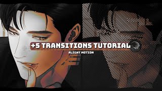 alight motion 5 transitions tutorial ♪ 28 [upl. by Thoer]