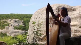 Alizbar Metamorphoses of Ann Celtic harp  Элизбар Кельтская арфа Крым Эски Кермен [upl. by Aisekal883]