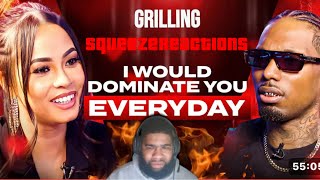 The tension is off the scale  Grilling with Castillo Squeeze Reaction [upl. by Annaynek]