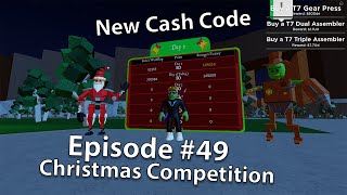 Roblox  Factory Simulator Playthrough  Episode 49  Santa vs Grinch Event Update  New Cash Code [upl. by Enneicul]