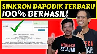 SUKSES Cara sinkron dapodik 2023d terbaru [upl. by Ettezyl]