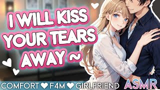 Crying in your Girlfriends arms🤍RP ASMR F4M Comfort Sleep Aid [upl. by Roze]