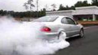 Mercedes KLEEMANN CLK55 burnout [upl. by Odraner]